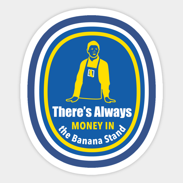 Banana Stand Sticker by PodDesignShop
